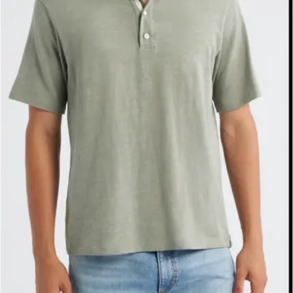 rag & bone Olive Polo Shirt
